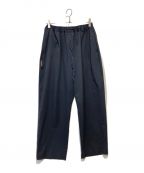 PROPS STOREプロップスストア）の古着「Stretch polyester easy Trousers」｜ネイビー