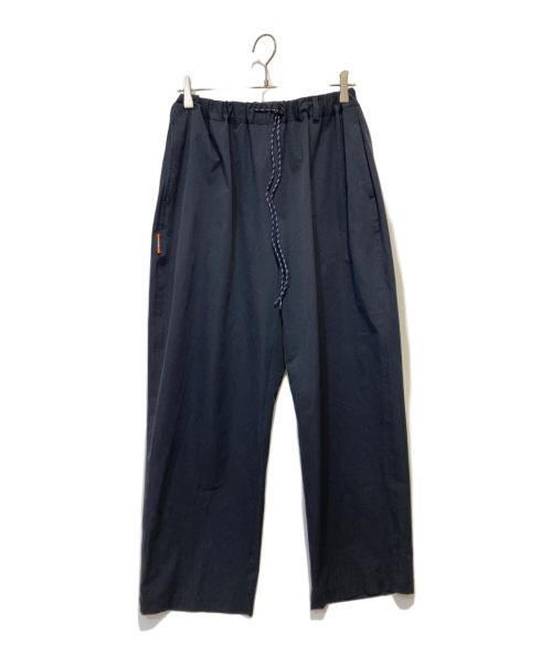 PROPS STORE（プロップスストア）props store (プロップスストア) Stretch polyester easy Trousers ネイビー サイズ:Lの古着・服飾アイテム