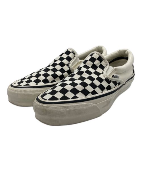 VANS（バンズ）VANS (バンズ) チェッカースリッポン ホワイト サイズ:27ｃｍの古着・服飾アイテム