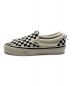 VANS (バンズ) チェッカースリッポン ホワイト サイズ:27ｃｍ：10000円