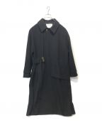 CULLNIクルニ）の古着「Compressed Melton Tie Locken Coat」｜ブラック