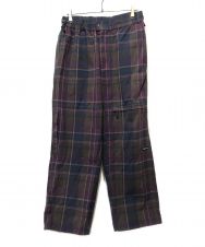 SUPREME (シュプリーム) Cotton Cinch Pant パープル サイズ:SIZE L