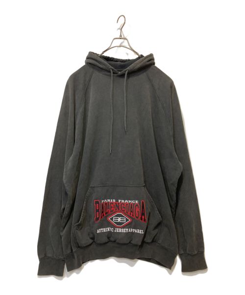 BALENCIAGA（バレンシアガ）BALENCIAGA (バレンシアガ) Oversized Hoodie ブラック サイズ:2の古着・服飾アイテム