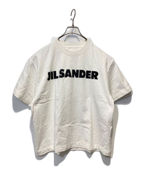 JIL SANDER（ジルサンダー）JIL SANDER (ジルサンダー) ロゴプリントtシャツ ホワイト サイズ:Sの古着・服飾アイテム