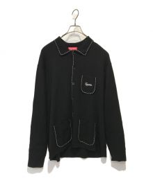 SUPREME（シュプリーム）の古着「Contrast Stitch Button up」｜ブラック