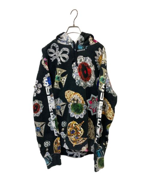 SUPREME（シュプリーム）SUPREME (シュプリーム) Jewels Hooded Sweatshirt ブラック サイズ:Ⅿの古着・服飾アイテム