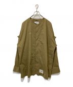 WTAPSダブルタップス）の古着「SCOUT L/S NYCO TUSSAH」｜オリーブ