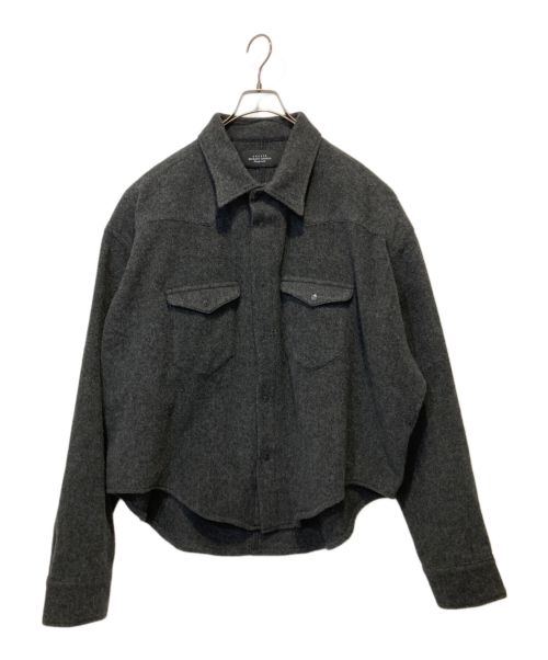 UNUSED（アンユーズド）UNUSED (アンユーズド) Wool Western Shirt グレー サイズ:4の古着・服飾アイテム