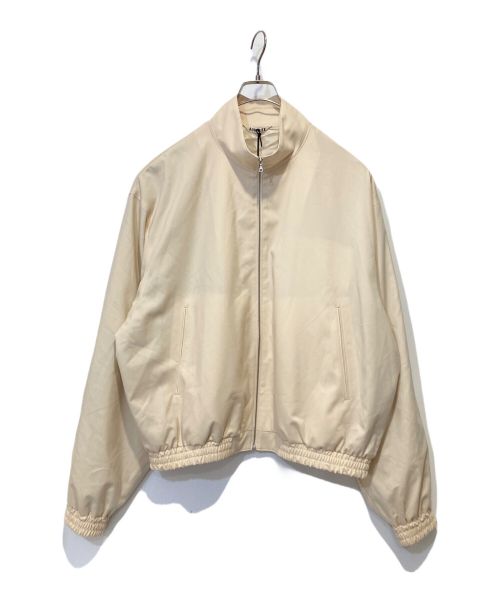 AURALEE（オーラリー）AURALEE (オーラリー) SUPER FINE TROPICAL WOOL ZIP BLOUSON ホワイト サイズ:5の古着・服飾アイテム