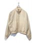 AURALEE（オーラリー）の古着「SUPER FINE TROPICAL WOOL ZIP BLOUSON」｜ホワイト