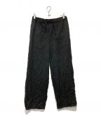 digawelディガウェル）の古着「Wide lounge pants」｜ブラック