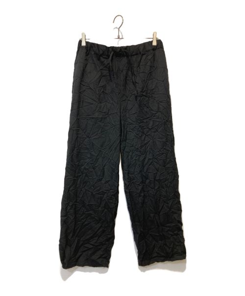 digawel（ディガウェル）DIGAWEL (ディガウェル) Wide lounge pants ブラック サイズ:2の古着・服飾アイテム