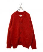 steinシュタイン）の古着「Kid Mohair Knit Cardigan」｜ピンクオレンジ