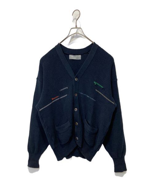 COMME des GARCONS HOMME（コムデギャルソン オム）COMME des GARCONS HOMME (コムデギャルソン オム) 田中オムニットカーディガン ネイビー サイズ:表記無しの古着・服飾アイテム