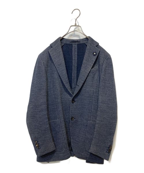 LARDINI（ラルディーニ）LARDINI (ラルディーニ) ウールテーラードジャケット ネイビー サイズ:48の古着・服飾アイテム