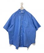 Graphpaperグラフペーパー）の古着「Oxford Oversized S/S B.DShirt」｜スカイブルー