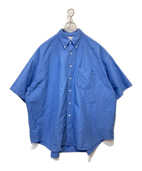 Graphpaper（グラフペーパー）Graphpaper (グラフペーパー) Oxford Oversized S/S B.DShirt スカイブルー サイズ:Fの古着・服飾アイテム