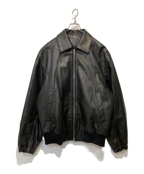 ssstein（シュタイン）ssstein (シュタイン) LEATHER ZIP SHORT JACKET ブラック サイズ:Lの古着・服飾アイテム