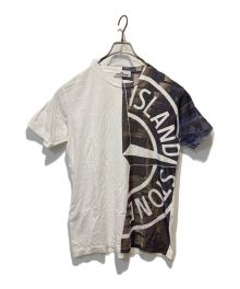 STONE ISLAND（ストーンアイランド）の古着「ロゴプリントTシャツ」｜ホワイト