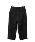 THE DAY (ザデイ) COMFORTABLE NYLON STRETCH DRAWSTRING PANTS ブラック サイズ:2：10000円