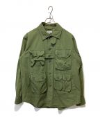 Engineered Garmentsエンジニアド ガーメンツ）の古着「Explorer Shirts Jacket」｜グリーン