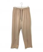 juhaユハ）の古着「FRONT SLIT TAPERED PANTS」｜ベージュ