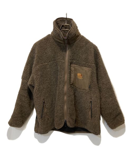 is-ness（イズネス）is-ness (イズネス) THM FLEECE JACKET ブラウン サイズ:Ⅿの古着・服飾アイテム