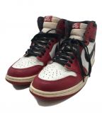 NIKEナイキ）の古着「AIR JORDAN 1 HIGH OG Lost&Found Chicago」｜レッド