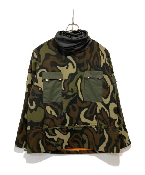 MAHARISHI（マハリシ）MAHARISHI (マハリシ) カモフラメッシュネックプルオーバー グリーン サイズ:Lの古着・服飾アイテム