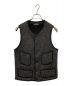 BROWN'S BEACH JACKET（ブラウンズビーチジャケット）の古着「524 LOW NECK VEST」｜ブラック