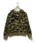 A BATHING APE (アベイシングエイプ) 1STカモジップパーカー グリーン サイズ:M：20000円