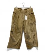 HERILLヘリル）の古着「Heavy Corduroy Cargopants」｜ベージュ