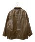 AMERI (アメリ) pasting like fake leather jacket ブラウン サイズ:Ⅿ：25000円