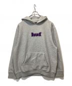 HUFハフ）の古着「MADISON HEAVYWEIGHT HOODIE」｜グレー