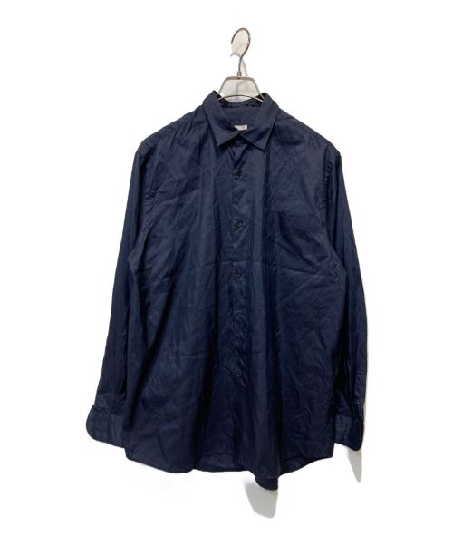 COMOLI（コモリ）COMOLI (コモリ) シルクコモリシャツ ネイビー サイズ:2の古着・服飾アイテム