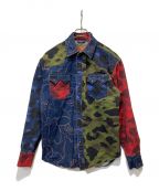 LEVI'S×A BATHING APEリーバイス×アベイシングエイプ）の古着「MULTICOLOR CAMO TRUCKER JACKET」｜マルチカラー