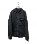 STONE ISLANDストーンアイランド）の古着「garment-dyed zip-up jacket」｜ブラック