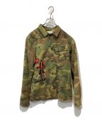 WTAPSダブルタップス）の古着「M-65 JUNGLE L/S SHIRTS」｜グリーン