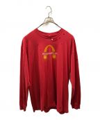 doubletダブレット）の古着「MAGNETIC LONG SLEEVE T-SHIRT」｜レッド