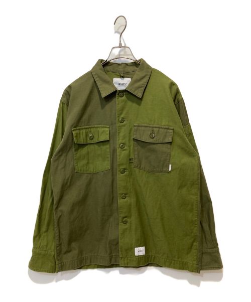 WTAPS（ダブルタップス）WTAPS (ダブルタップス) BUDS LS 01 SHIRT グリーン サイズ:01の古着・服飾アイテム