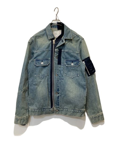 sacai（サカイ）sacai (サカイ) DENIM BLOUSON インディゴ サイズ:1の古着・服飾アイテム