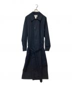 usedigユーズディッグ）の古着「RE'MAKE TRENCH COAT」｜ネイビー