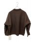 NONNOTTE (ノノット) Super120' Heavy Inlay Melton Draping C/N Pullover ブラウン サイズ:5：27000円