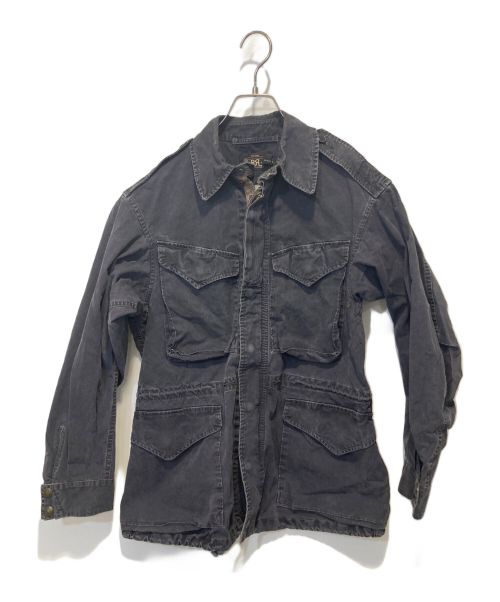 RRL（ダブルアールエル）RRL (ダブルアールエル) FADED NAVY MODIFIED FIELD JACKET ブラック サイズ:XSの古着・服飾アイテム