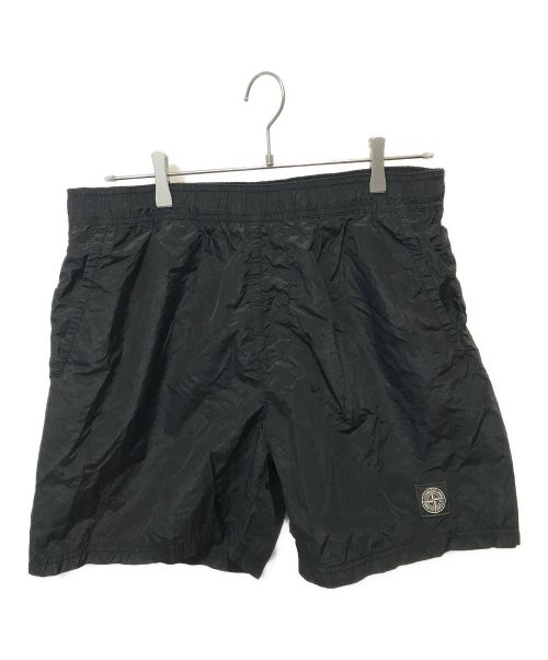 STONE ISLAND（ストーンアイランド）STONE ISLAND (ストーンアイランド) Nylon Metal Swim Short ブラック サイズ:Lの古着・服飾アイテム