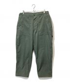 BROCHUREブローシュアー）の古着「STORNG FATIGUE PANT」｜グリーン