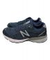 NEW BALANCE (ニューバランス) ローカットスニーカー ネイビー サイズ:27cm：15000円