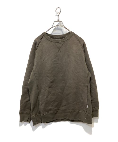 SUGARHILL（シュガーヒル）SUGARHILL (シュガーヒル) TIRPLE STITCHED SEWAT PULLOVER オリーブ サイズ:3の古着・服飾アイテム