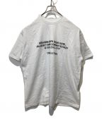 Graphpaperグラフペーパー）の古着「BENJAMIN EDGAR Oversized Tee」｜ホワイト