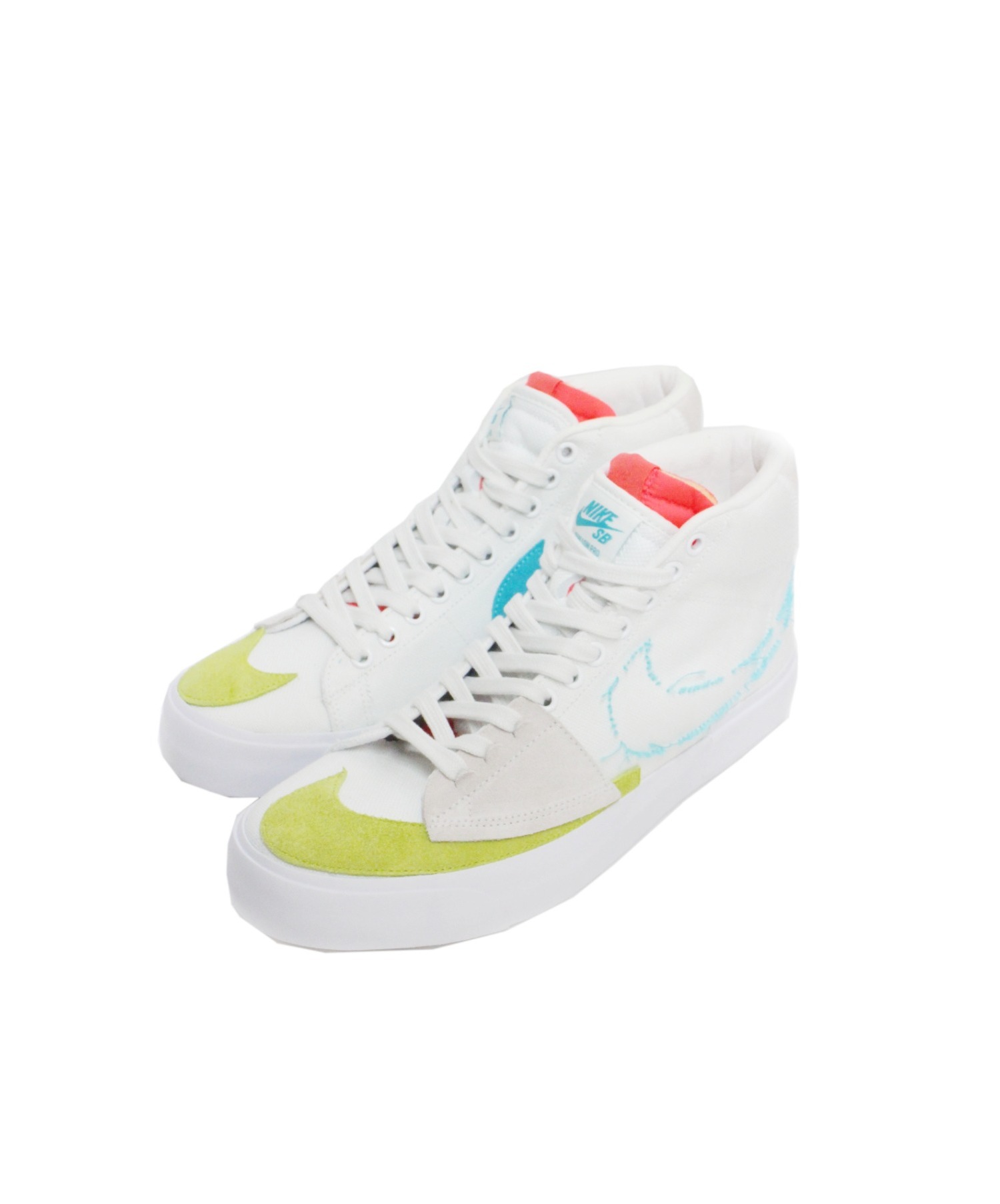 中古 古着通販 Nike Sb ナイキエスビー Zoom Blazer Mid Edge ホワイト サイズ 28cm Ci33 101 Summit White Oracle Aqua ハックパックモデル ブランド 古着通販 トレファク公式 Trefac Fashion